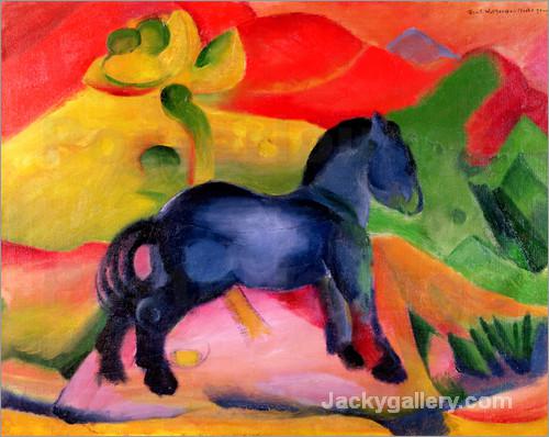 Little Blue Horse by Franz Marc paintings reproduction